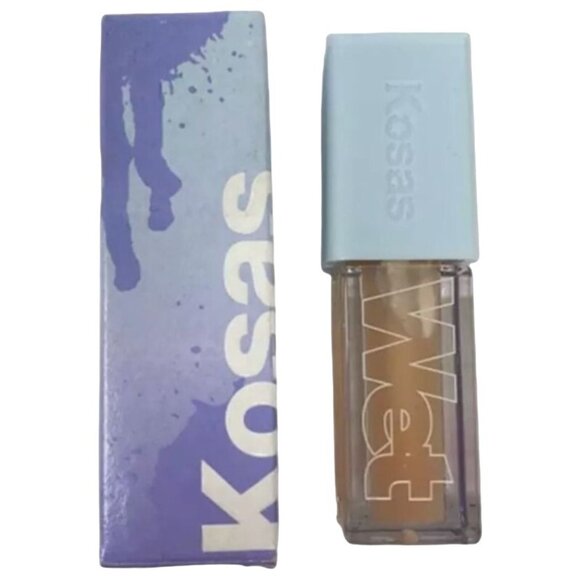 Kosas Wet Plumping Treatment Gloss Lip Oil Jellyfish Glossy Clear 0.15oz 4.6mL - Picture 1 of 3